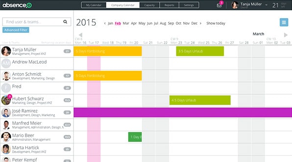 Absence.io gallery image