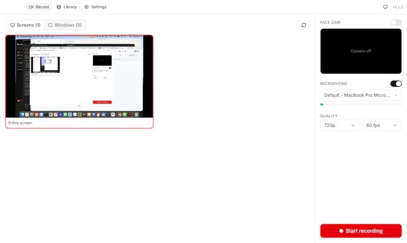 Free Screen Recorder for Mac screenshot 2