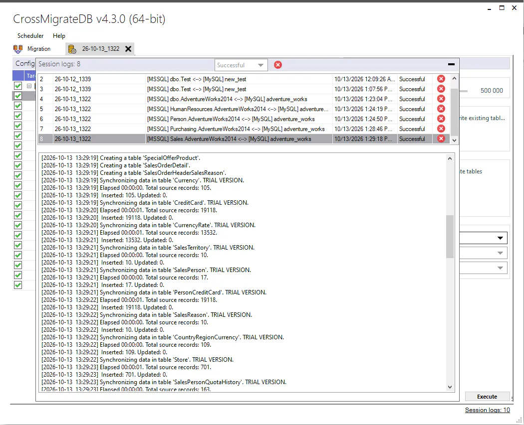 CrossMigrateDB gallery image