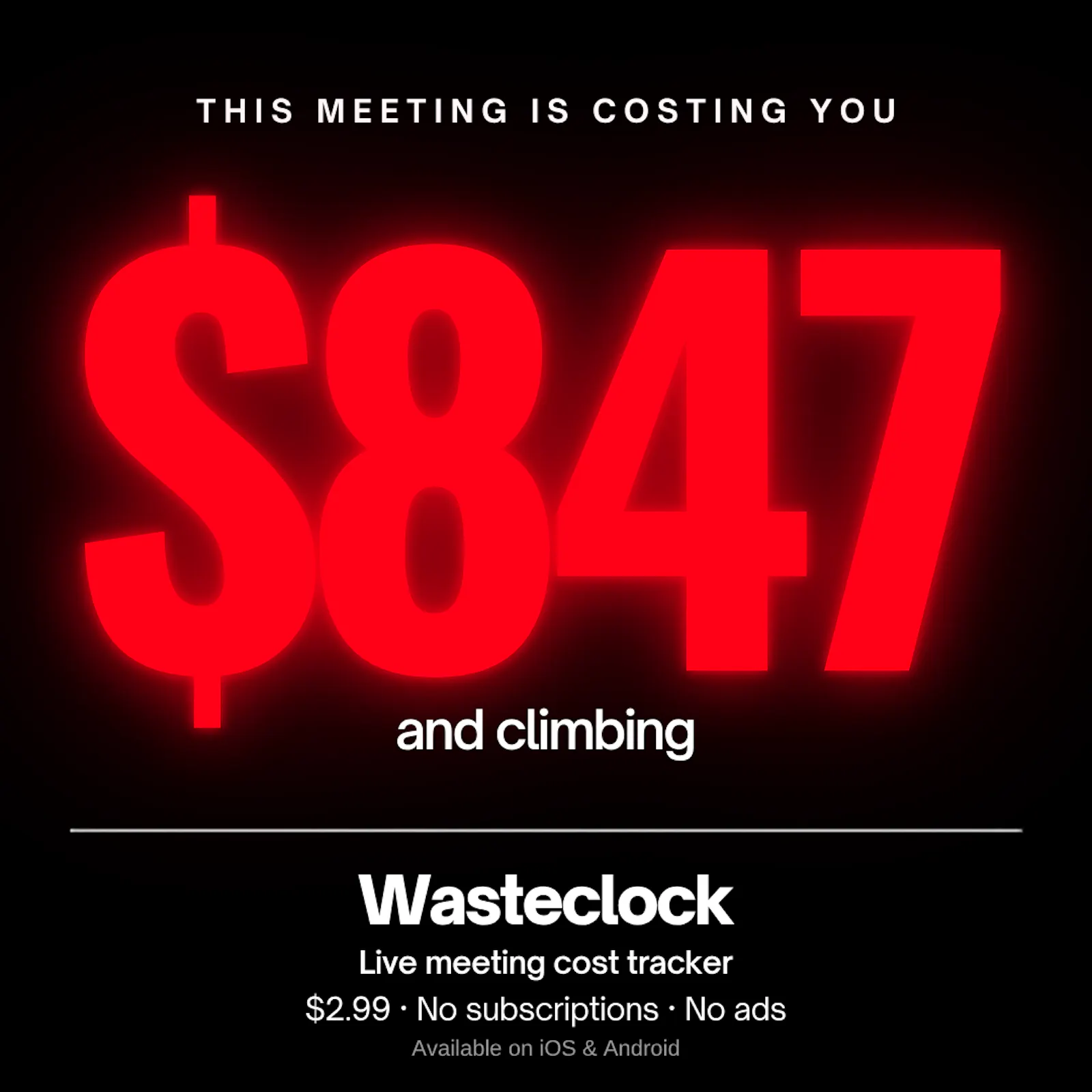 Wasteclock screenshot 1
