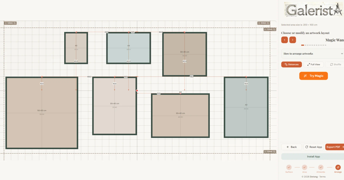 GaleristA - Main product screenshot demonstrating key features and user interface