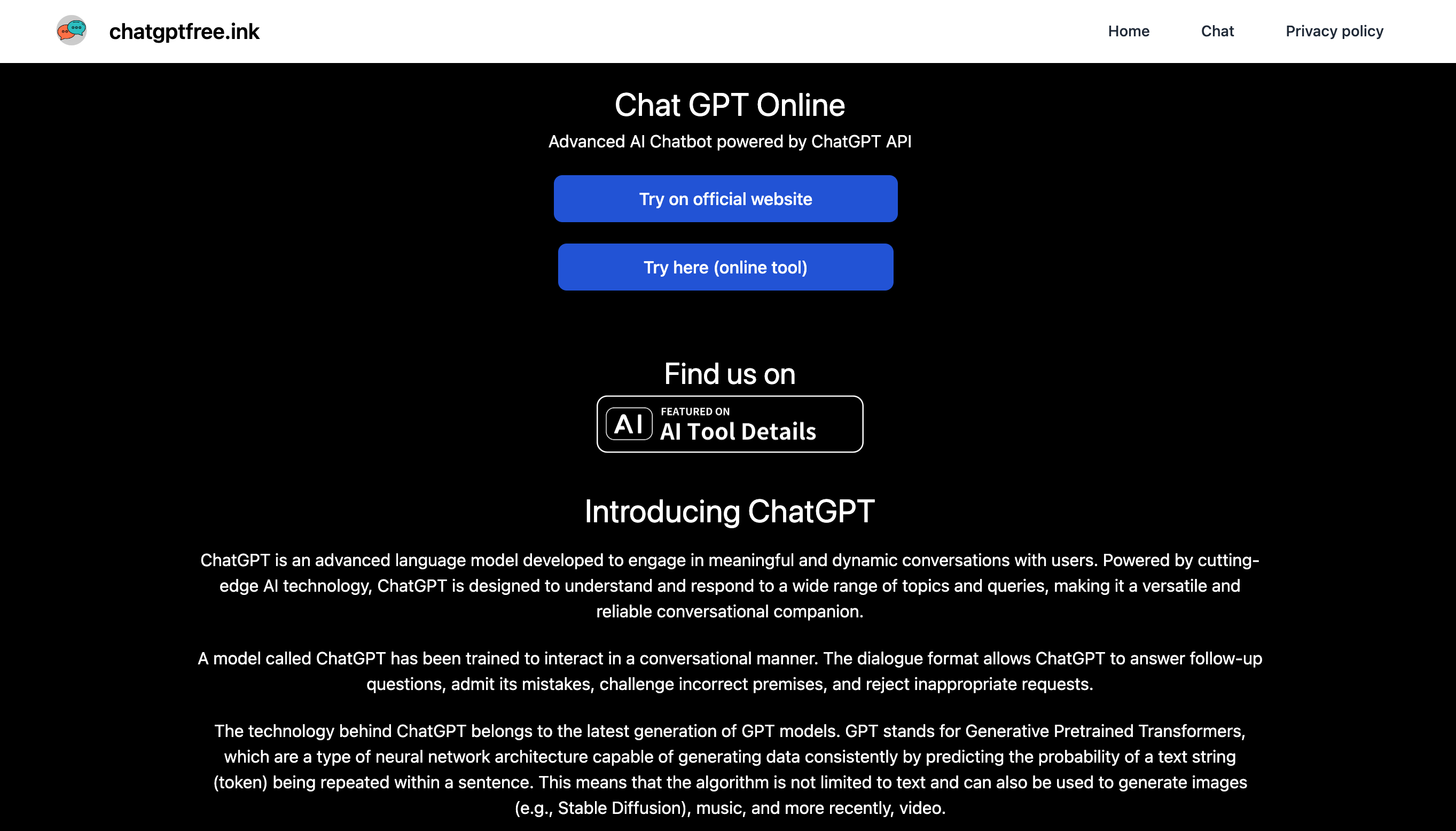 Chatgptfree gallery image