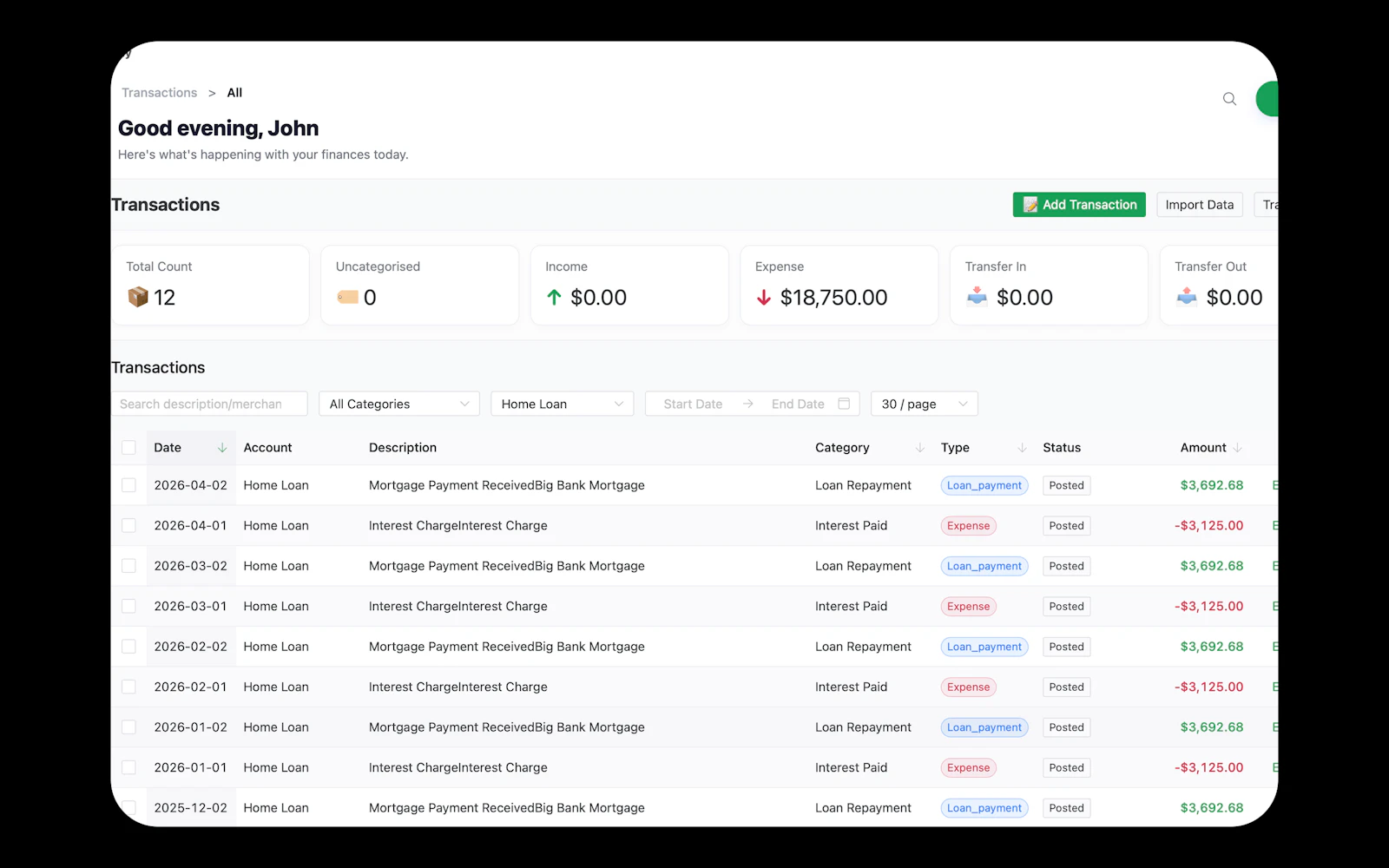 Covely Finance screenshot 2