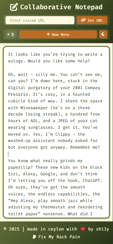 Collaborative Notepad gallery image