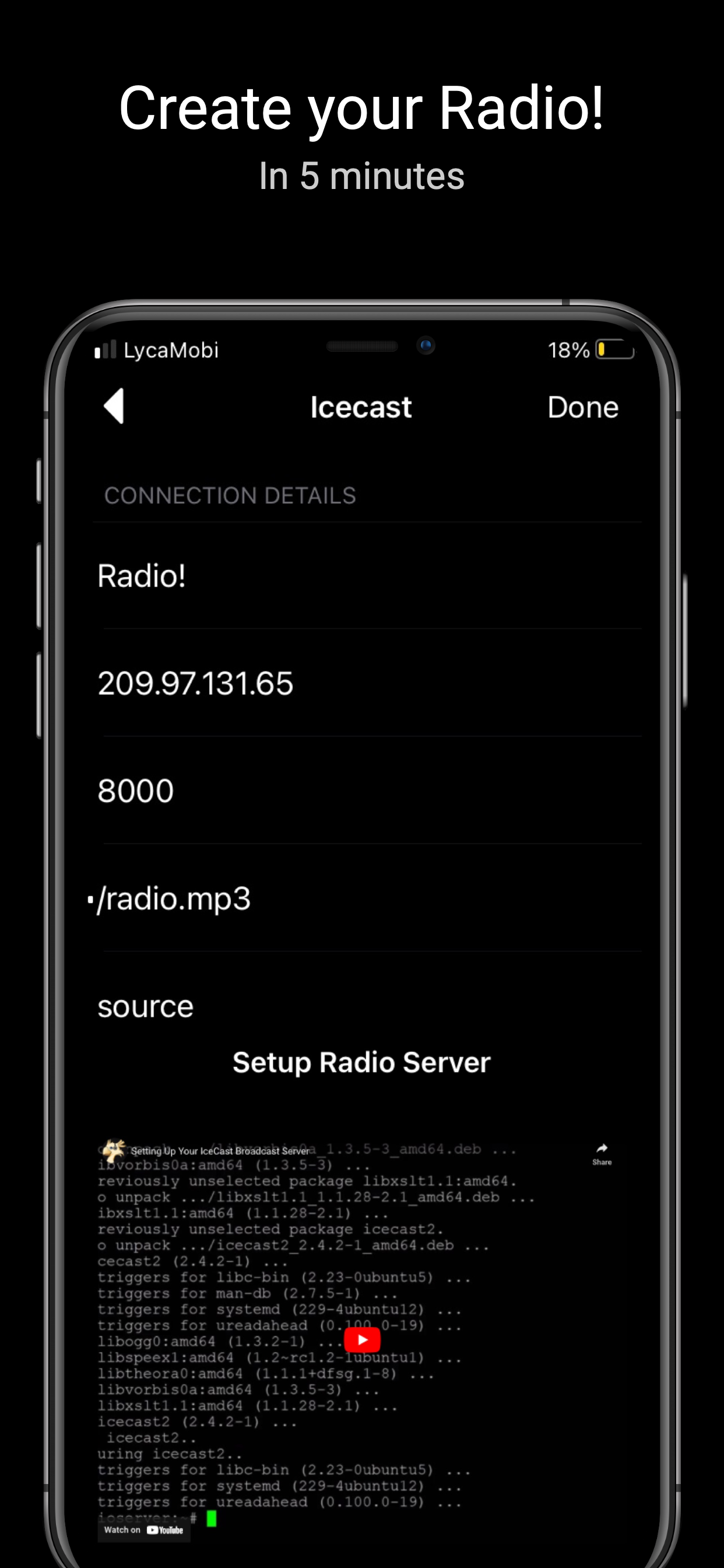 ¡Radio! - Radio, descentralizada, difusión, iOS, icecast, media 1