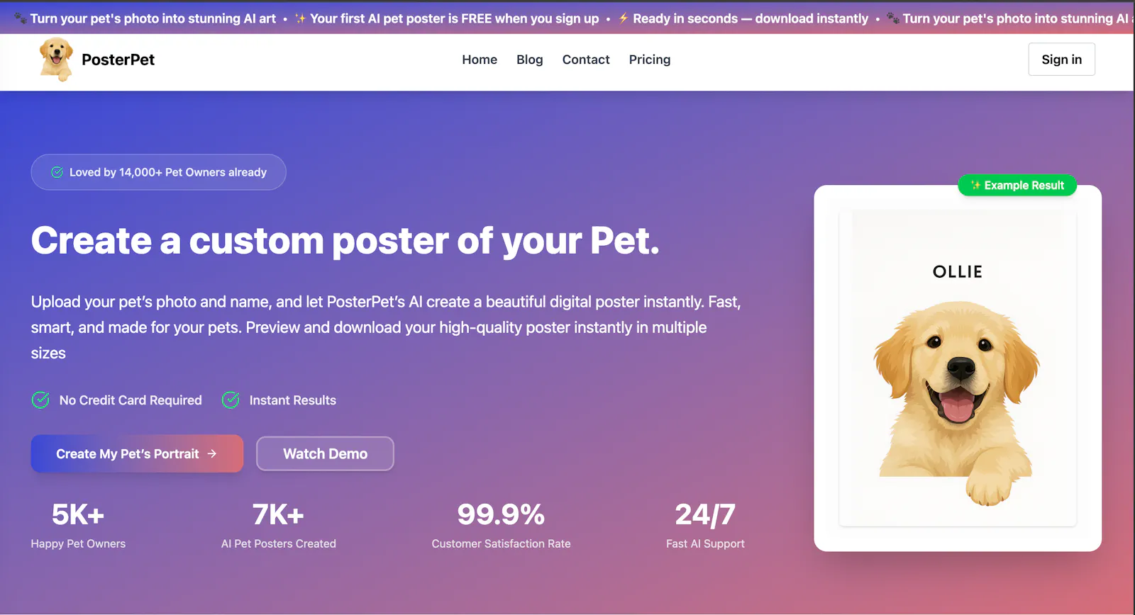 PosterPet screenshot 1