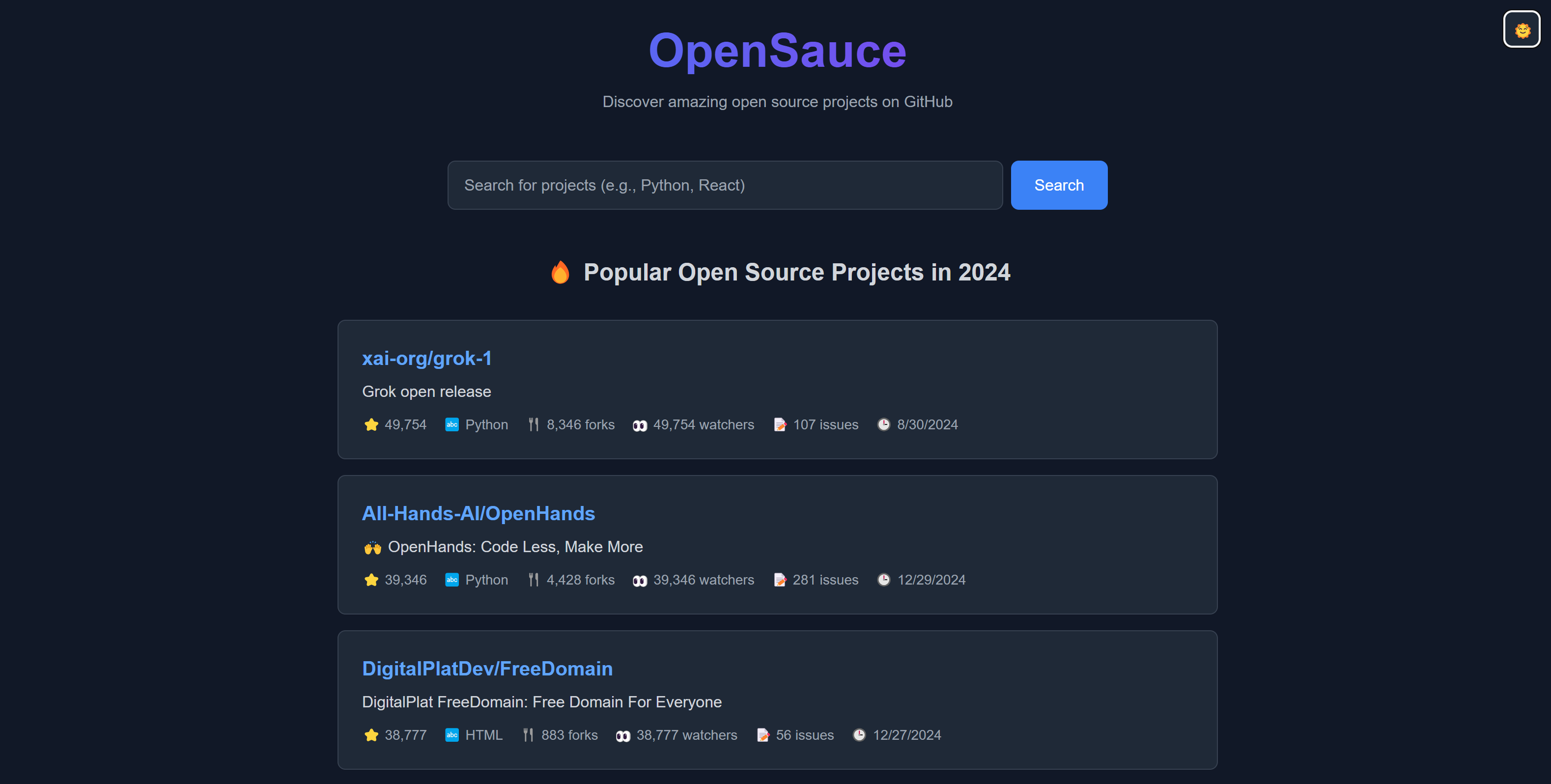 Media OpenSauce 1