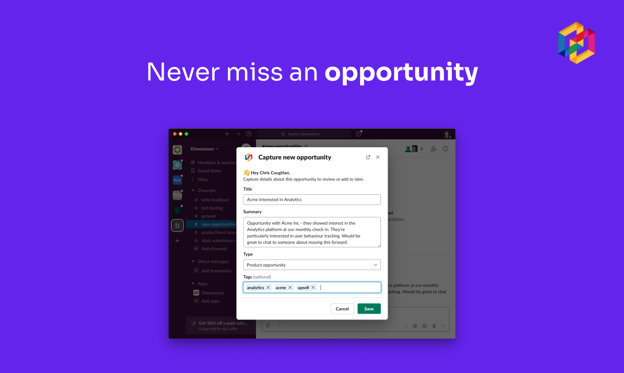 Dimensions for Slack gallery image