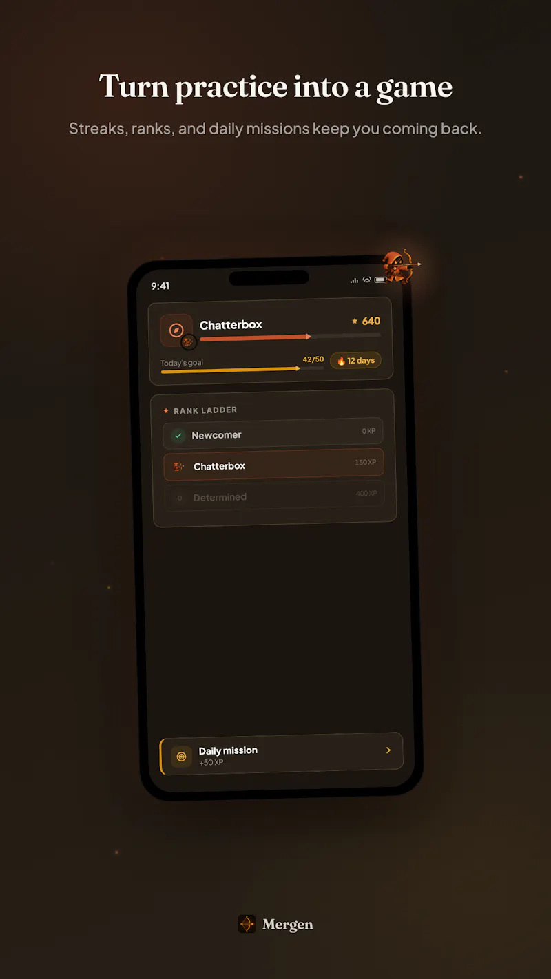 Mergen: AI English Tutor screenshot 5