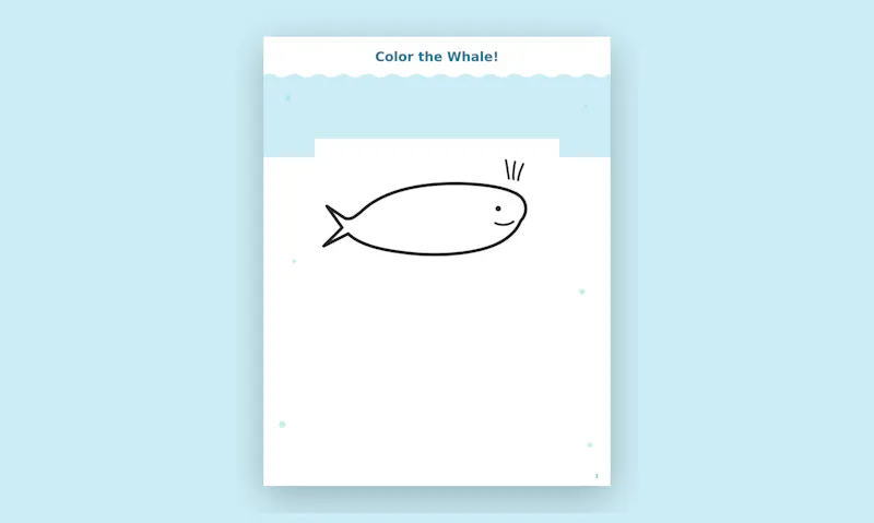 Ocean Animals Coloring Activity Book screenshot 3