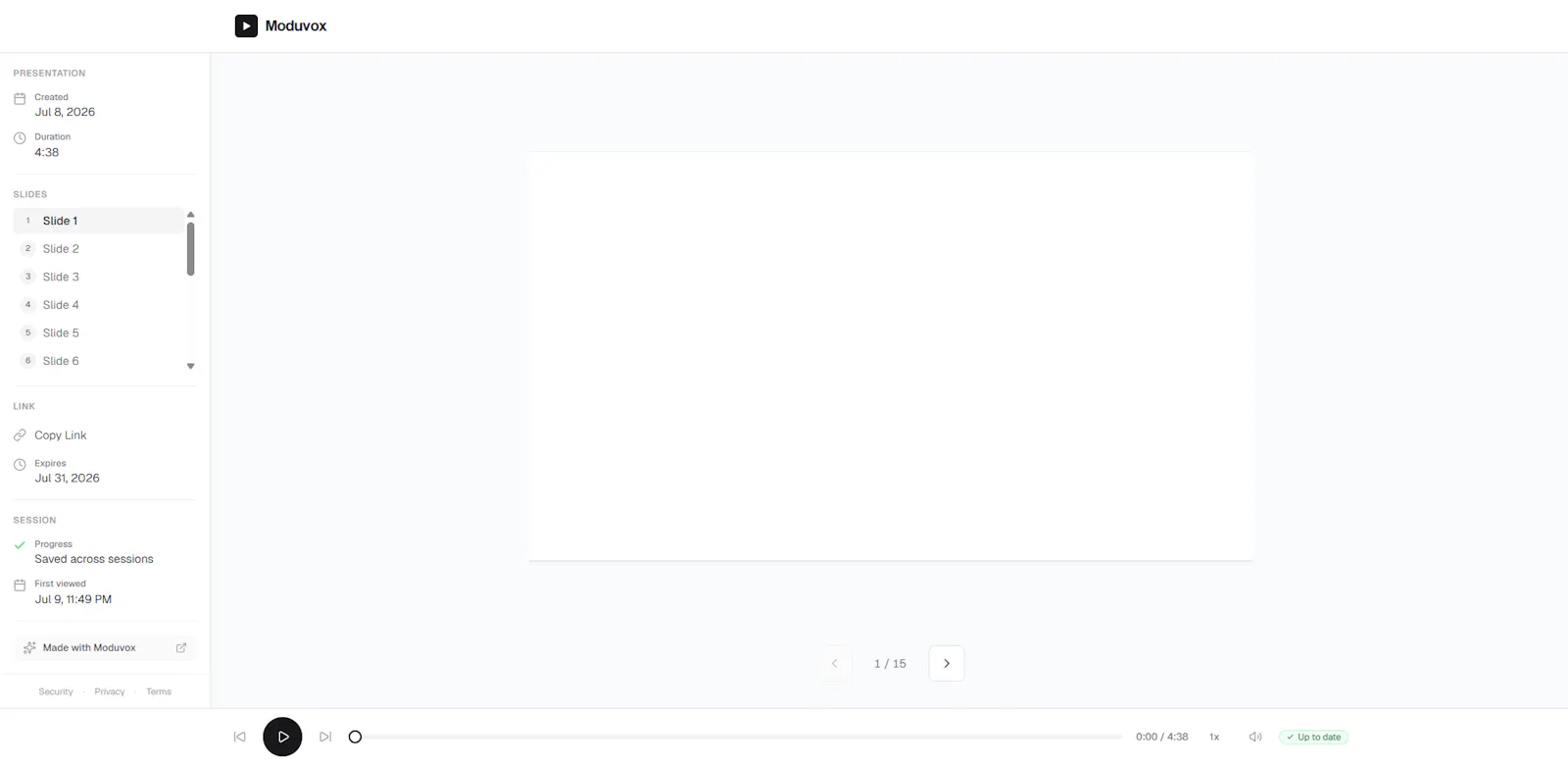 Moduvox screenshot 2