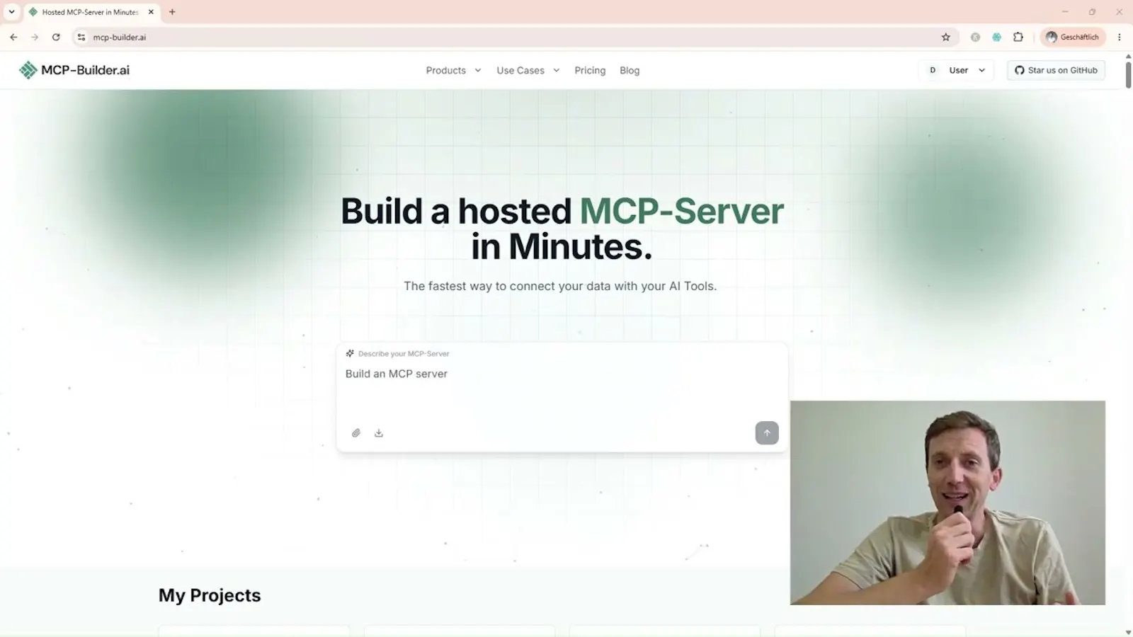 MCP-Builder.ai screenshot 1 (video preview)