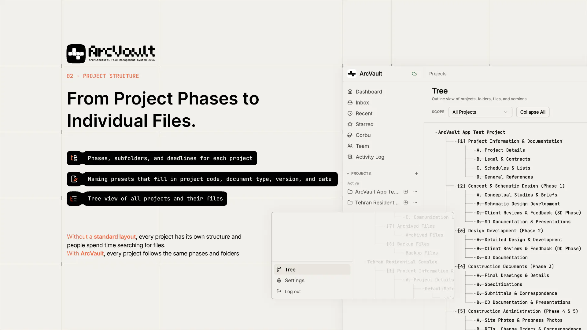 ArcVault — Architecture File Management gallery image