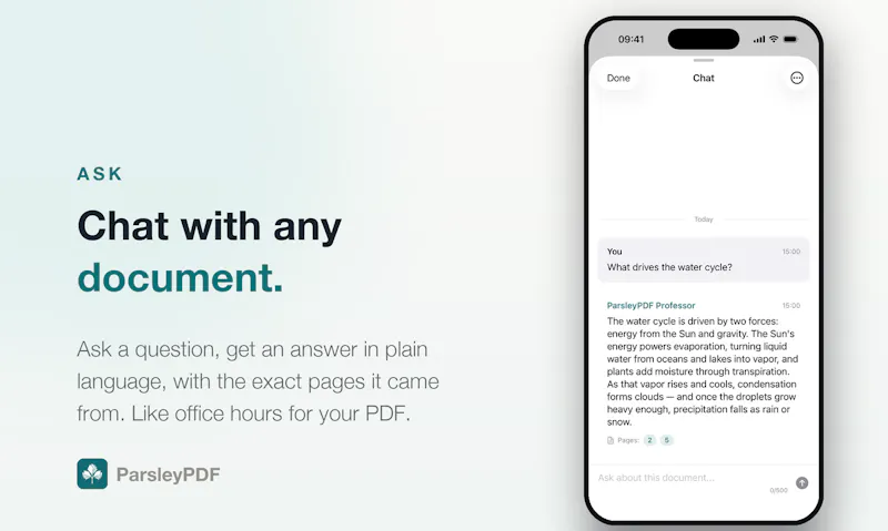 ParsleyPDF screenshot 2