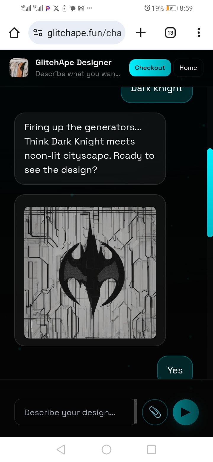 GlitchApe - Main screenshot showing features and interface