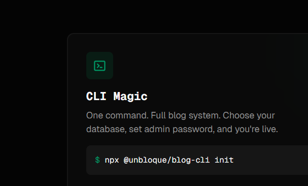 unBloque - Screenshot 2 showing product features and functionality