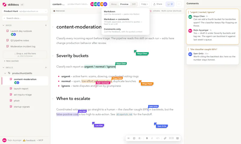 Skilldocs screenshot 2