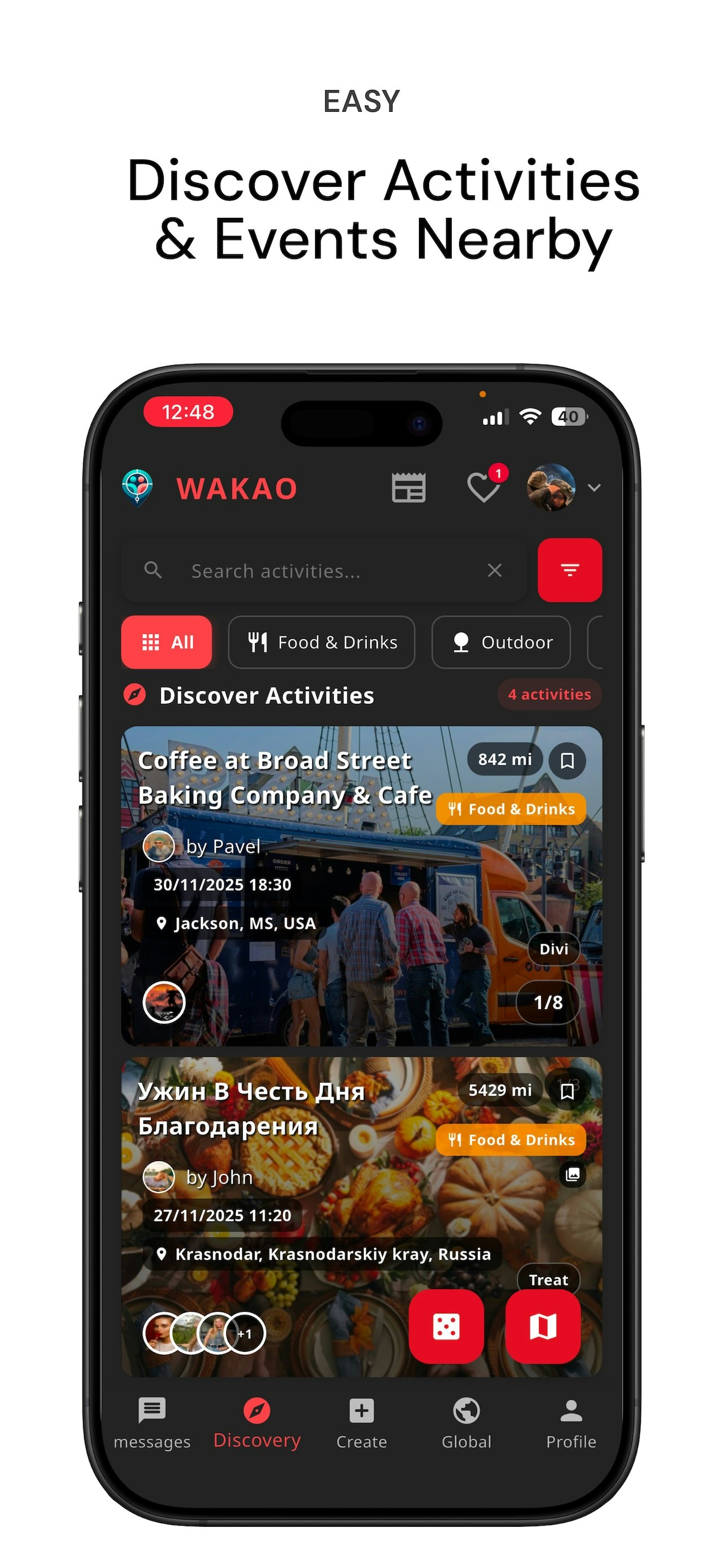 Wakao App - Screenshot 4 showing product features and functionality