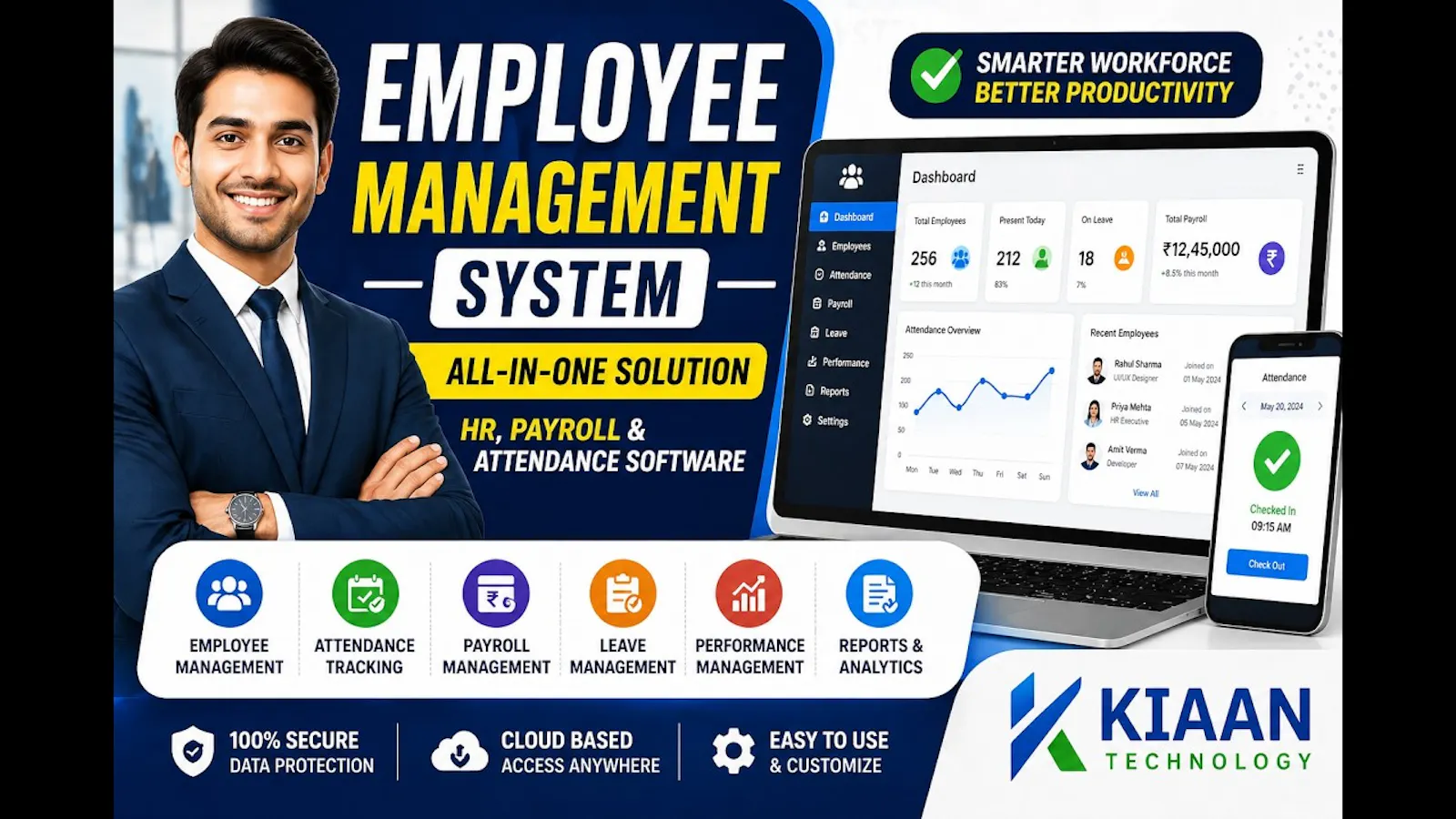 Employee Management System screenshot 1 (video preview)