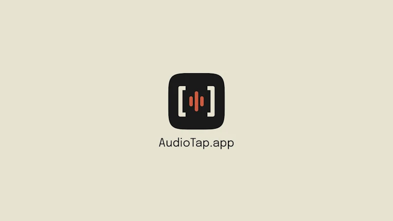AudioTap screenshot 1 (video preview)
