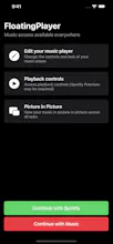 FloatingPlayer: Spotify & Apple Music gallery image