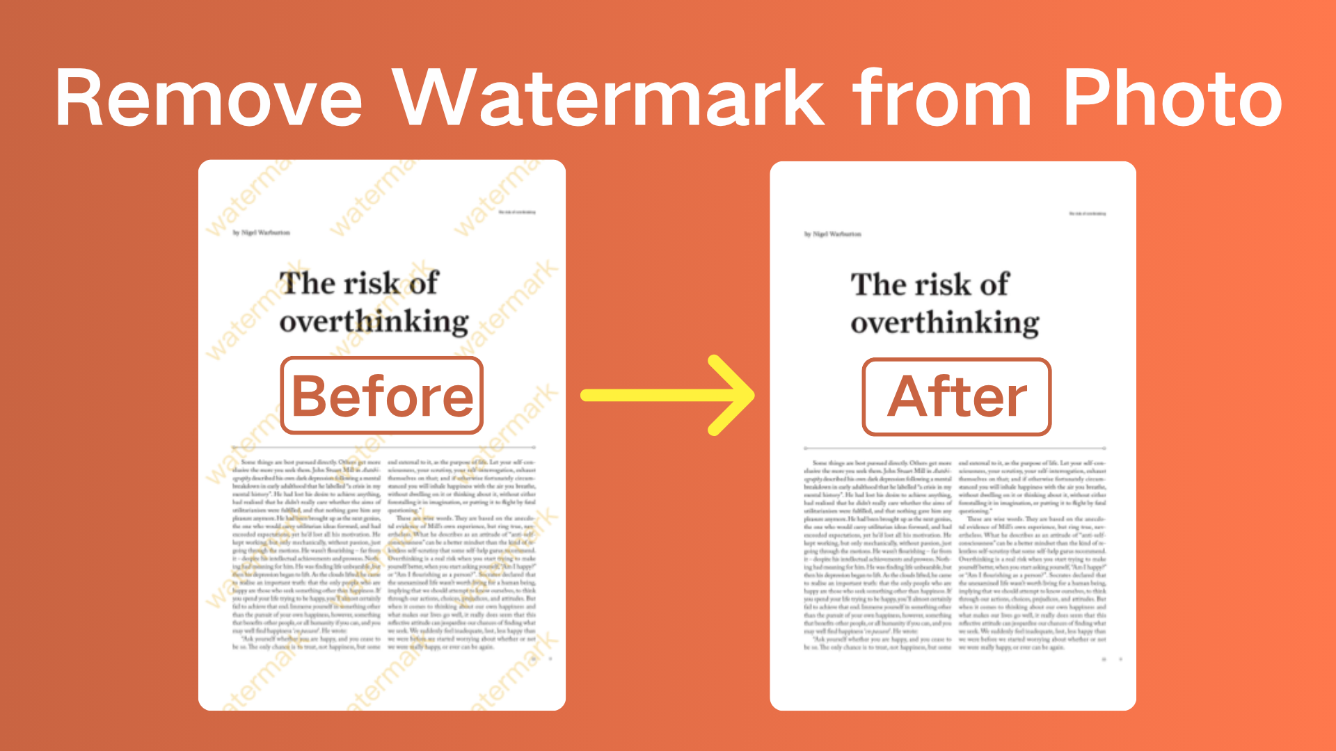 Remove Watermark from Photo for Free gallery image