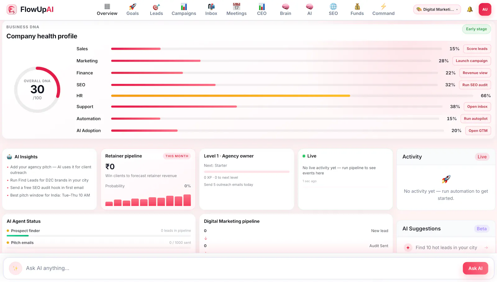 AI Business OS Progress: 9/40 screenshot 6