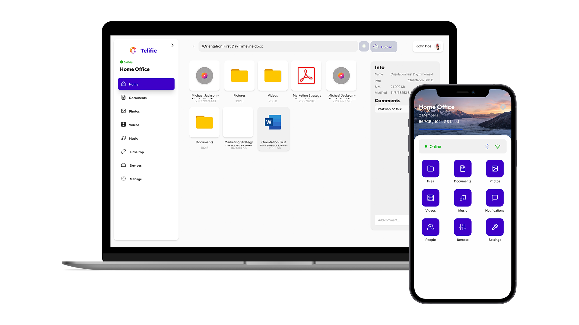 Telifie | The smart home drive gallery image
