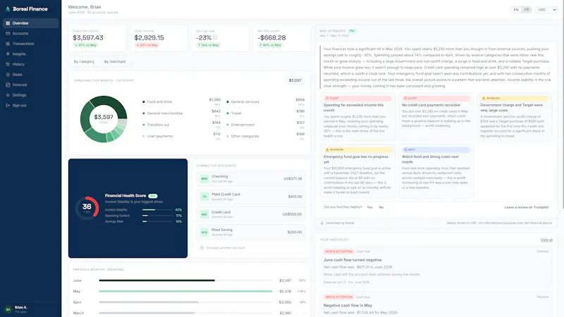 Boreal Finance screenshot 2