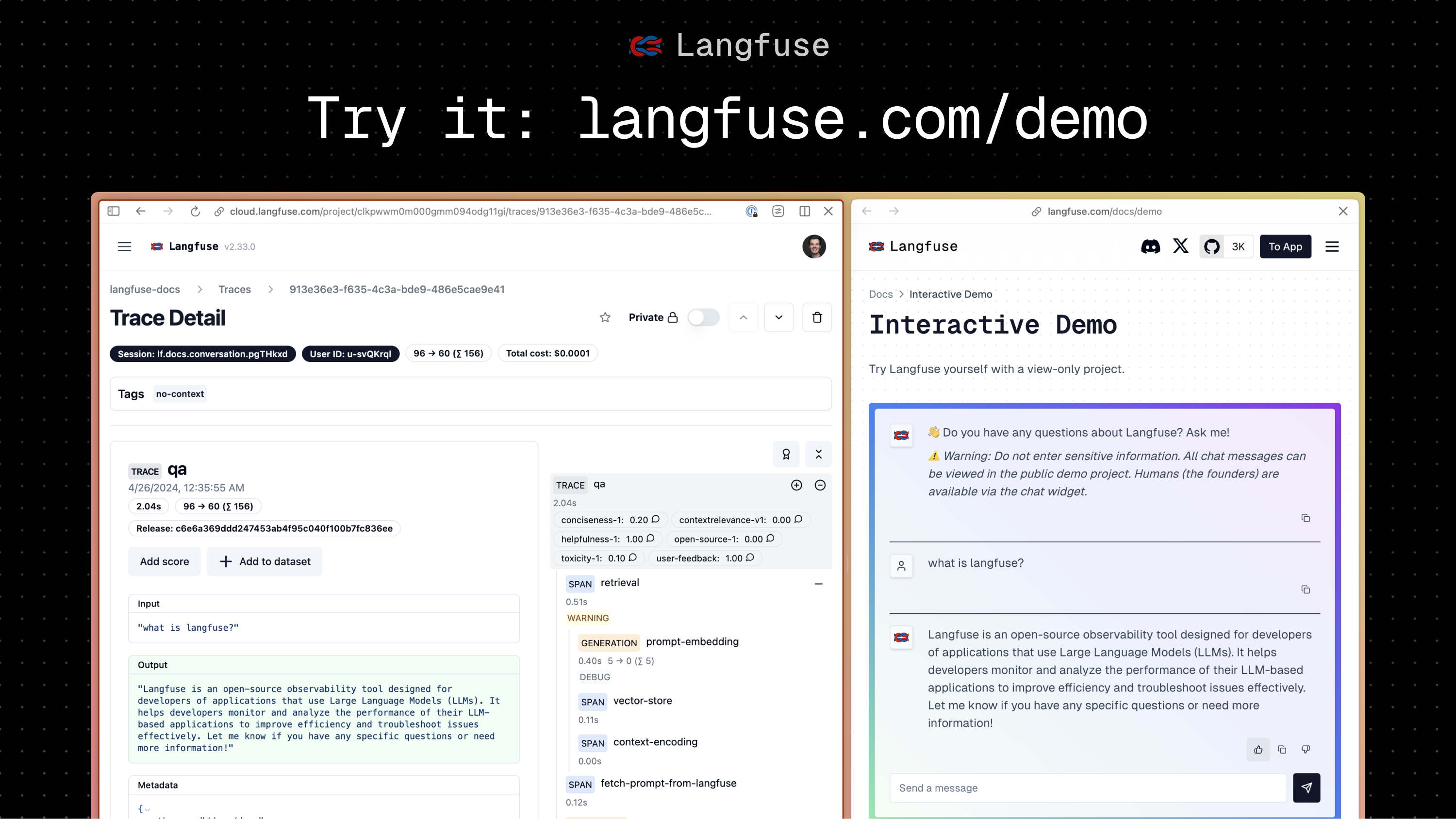 Langfuse 2.0 - Инженерная платформа с открытым исходным кодом LLM медиа 3