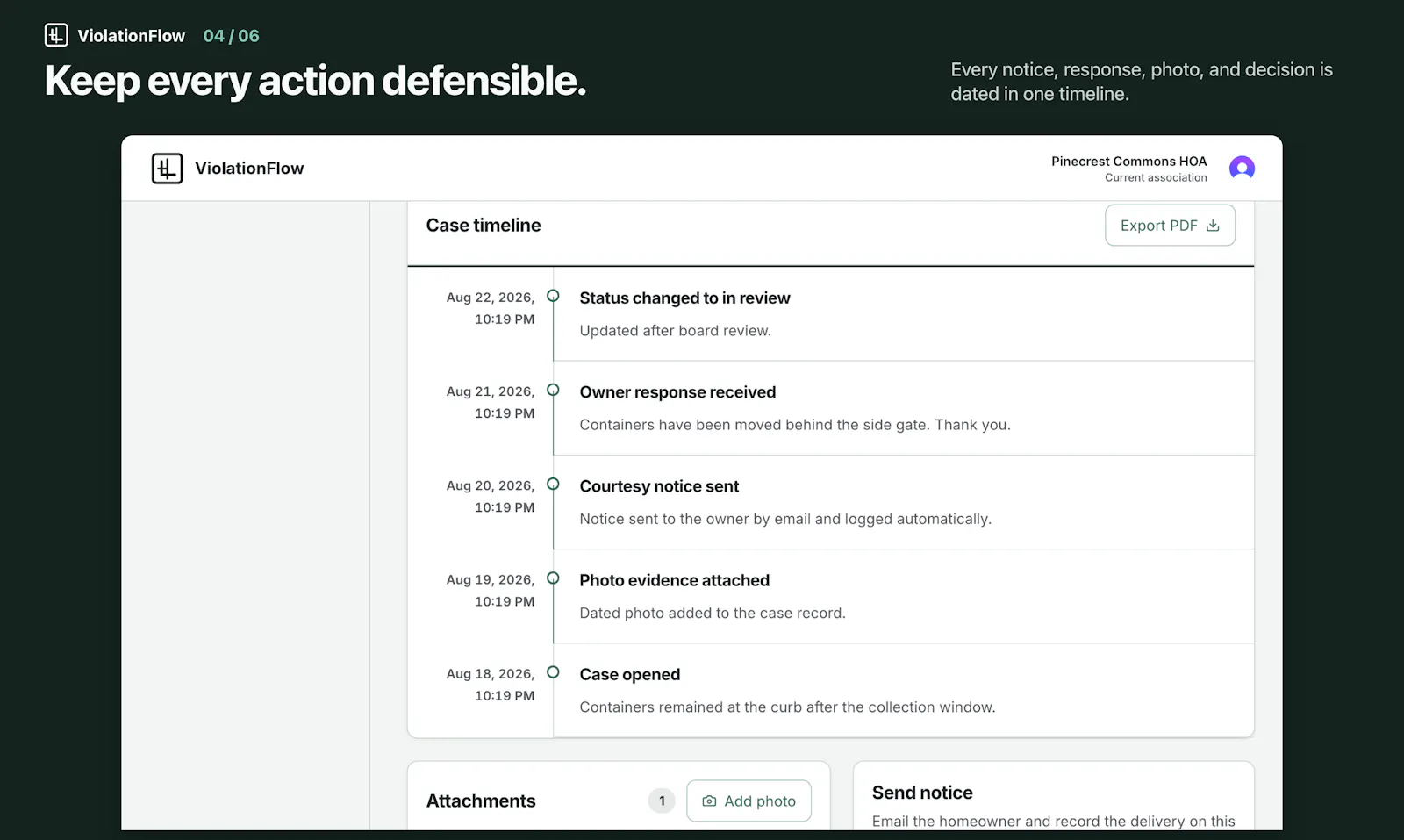 ViolationFlow screenshot 5