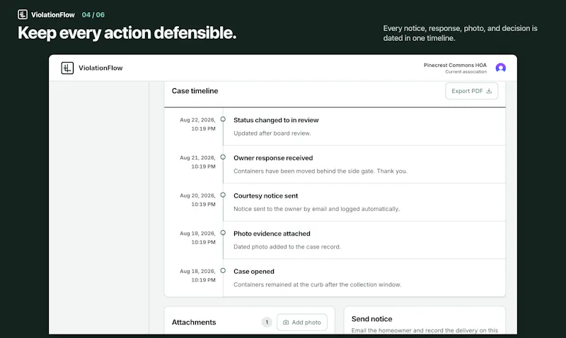 ViolationFlow screenshot 5