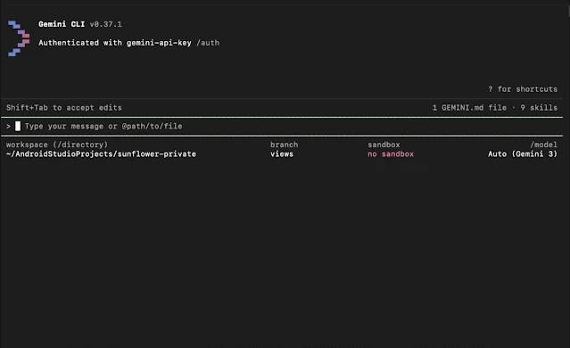 Android CLI screenshot 3