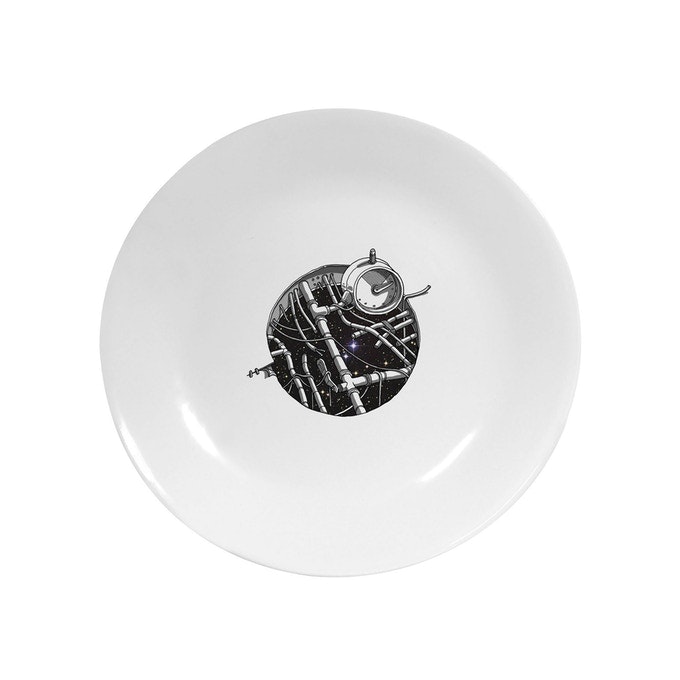 "First Bean to Space" porcelain plate set gallery image