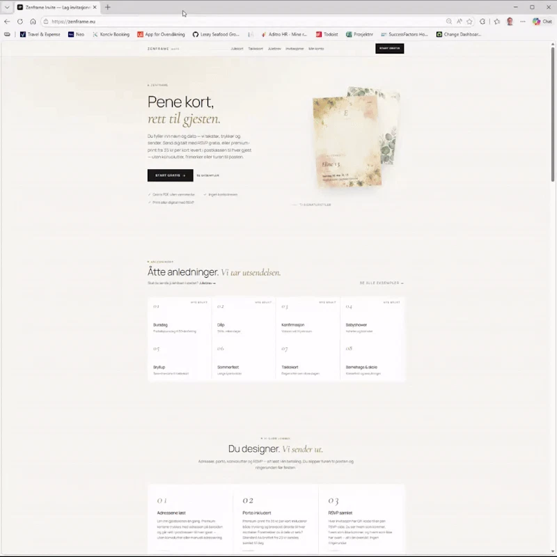 Zenframe Invite screenshot 1 (video preview)