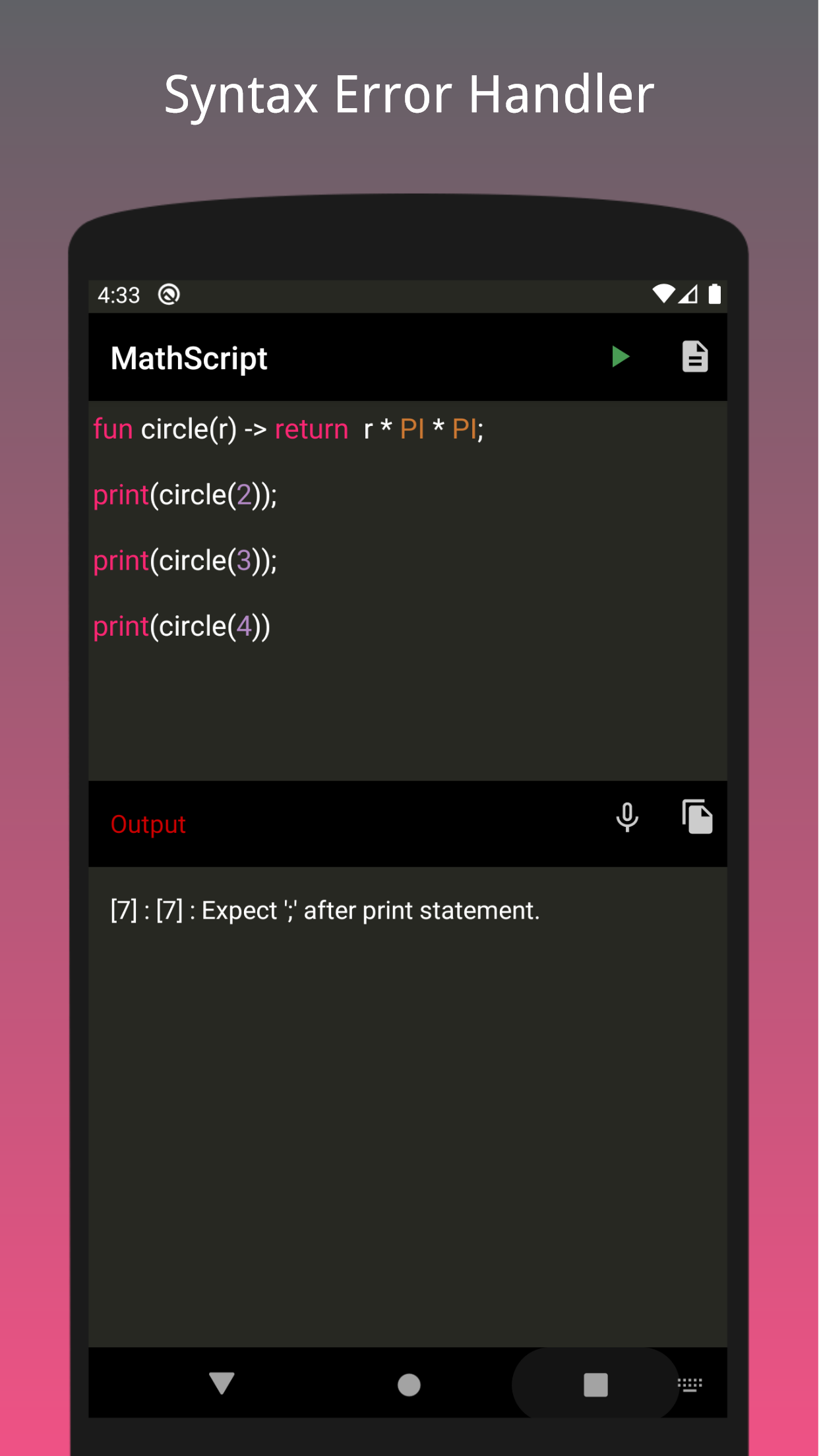 MathScript gallery image