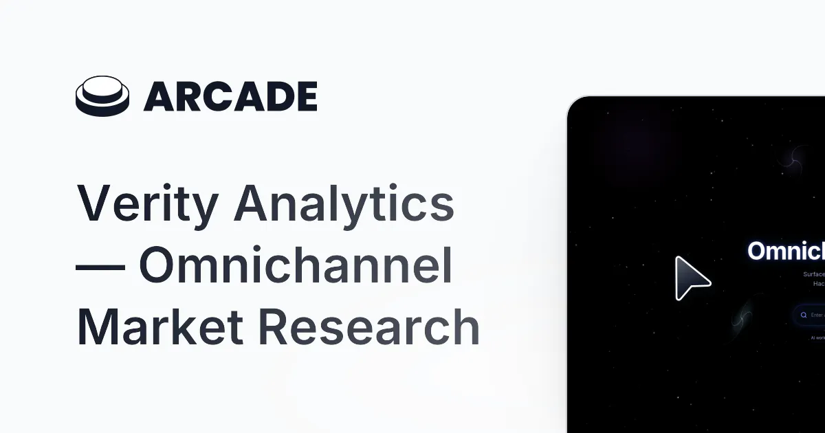 Verity Analytics — Omnichannel Research gallery image