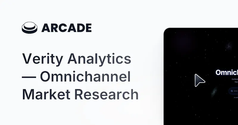 Verity Analytics — Omnichannel Research screenshot 1