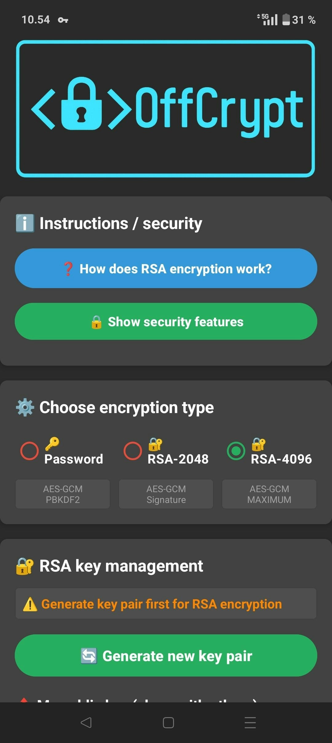 Offcrypt |Android Mesaj Şifrelemesi