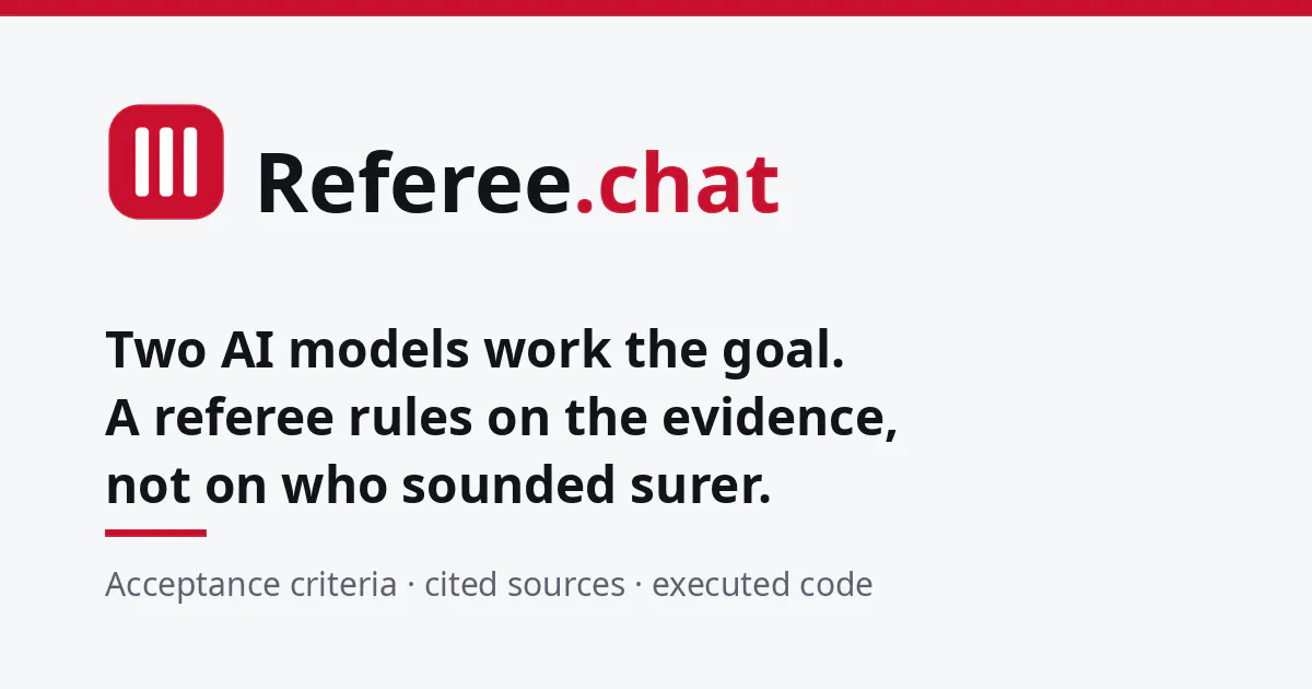 Referee.chat 截图