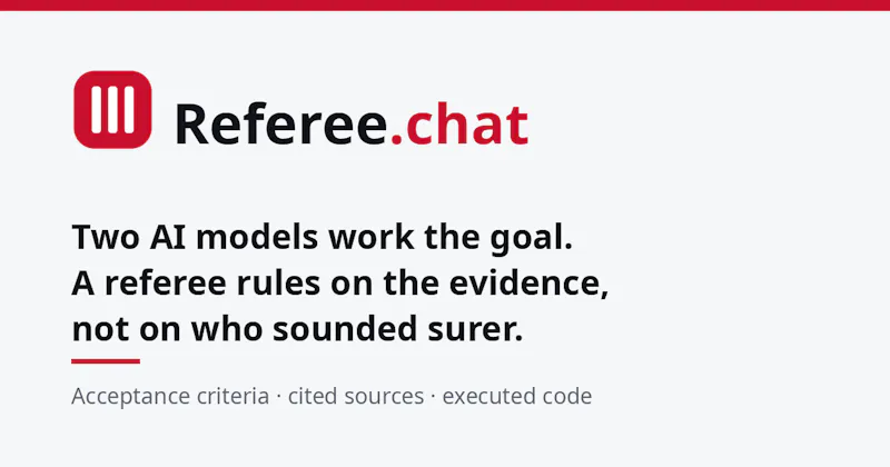 Referee.chat screenshot 1