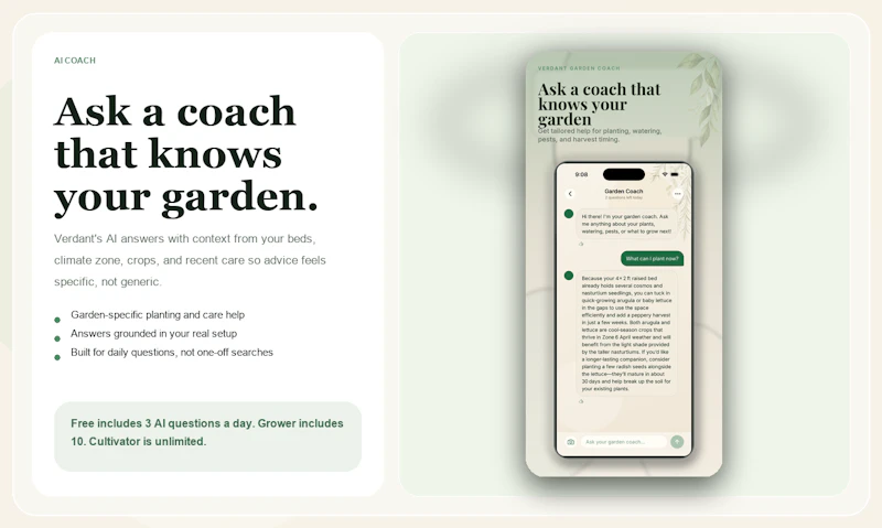 Verdant Garden Coach screenshot 7