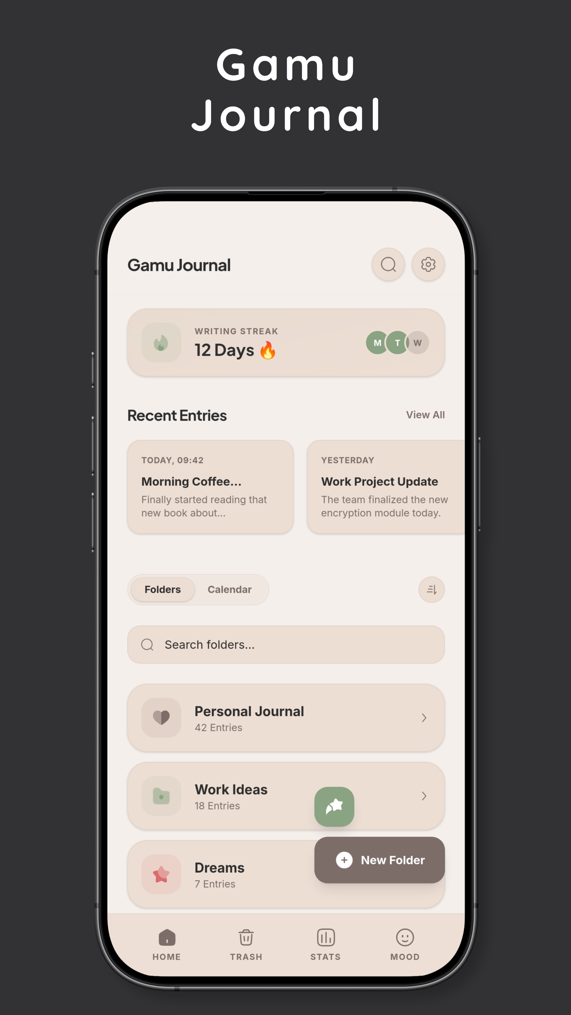 Gamu Journal: Offline Encrypted Diary gallery image