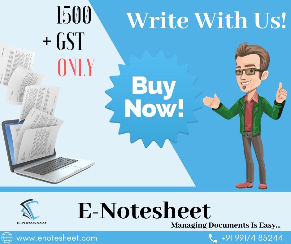 E-Notesheet gallery image