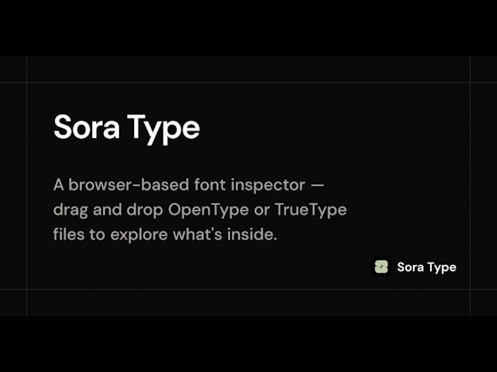 Sora Type screenshot 1 (video preview)