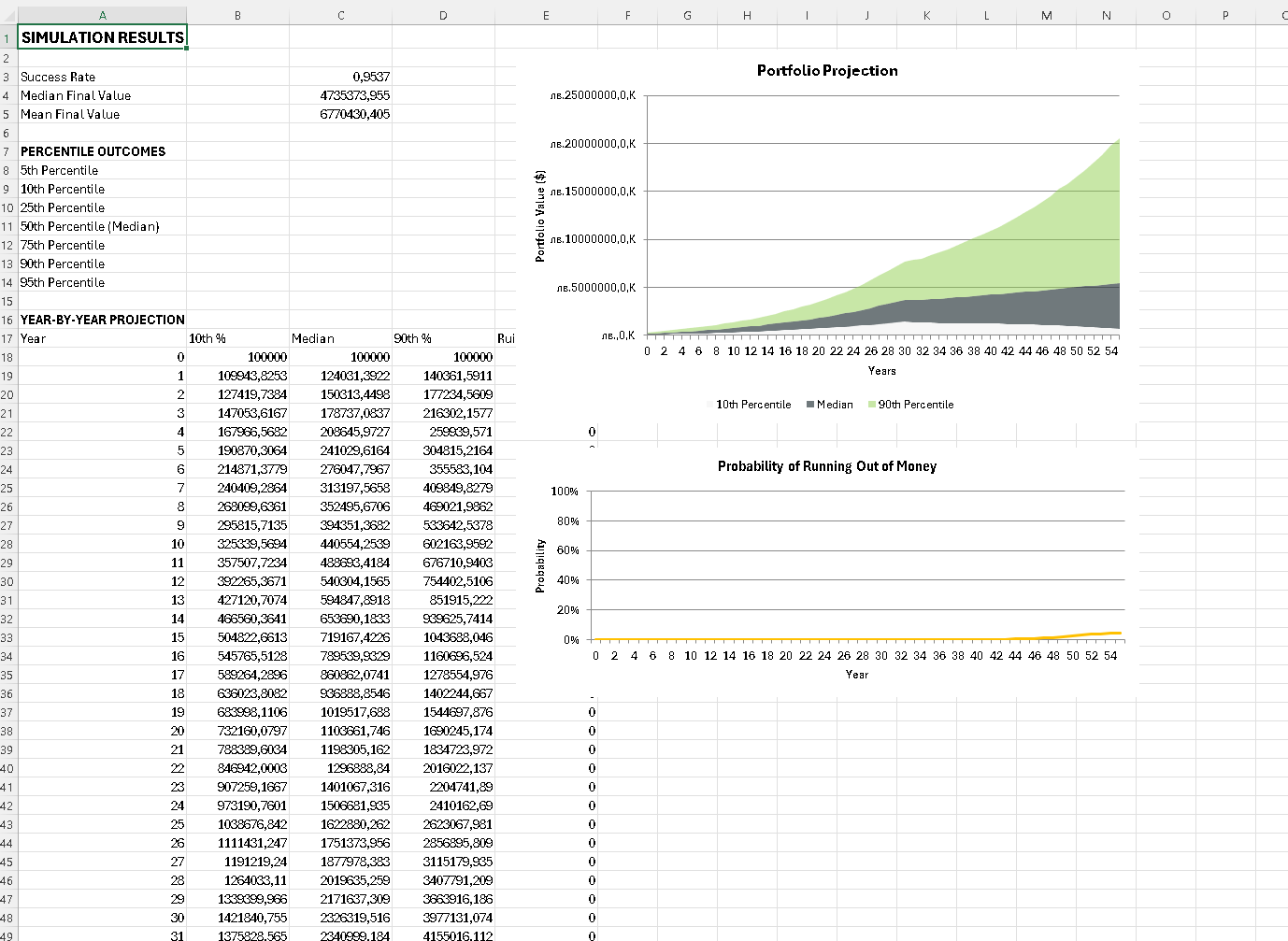 CME Retirement Planner - Screenshot 3 showing product features and functionality