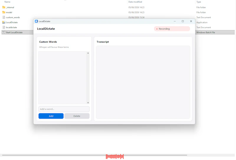 Local-Dictate screenshot 4