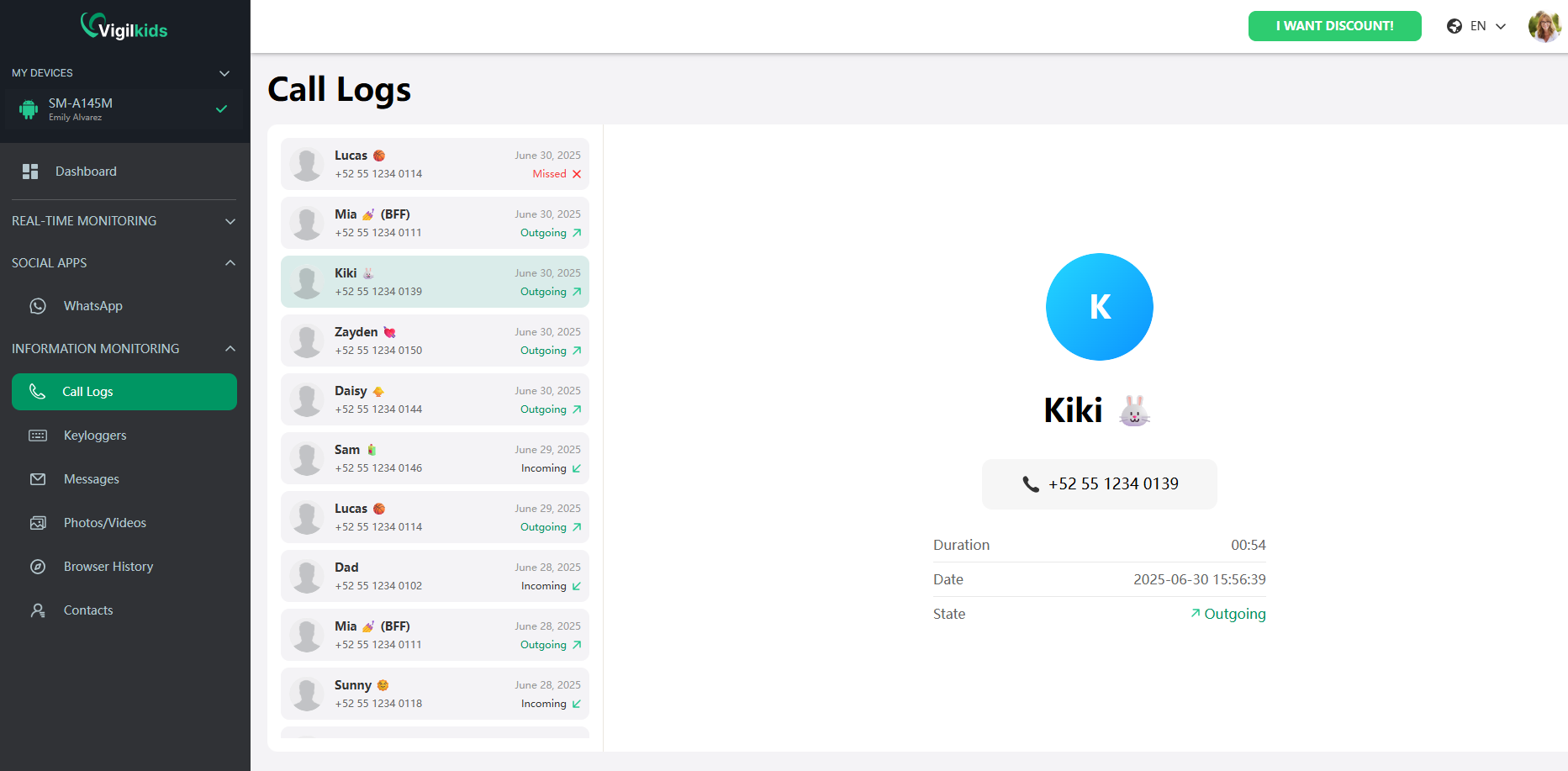 App di monitoraggio di Vigilkids - Resta connesso, resta informato media 4