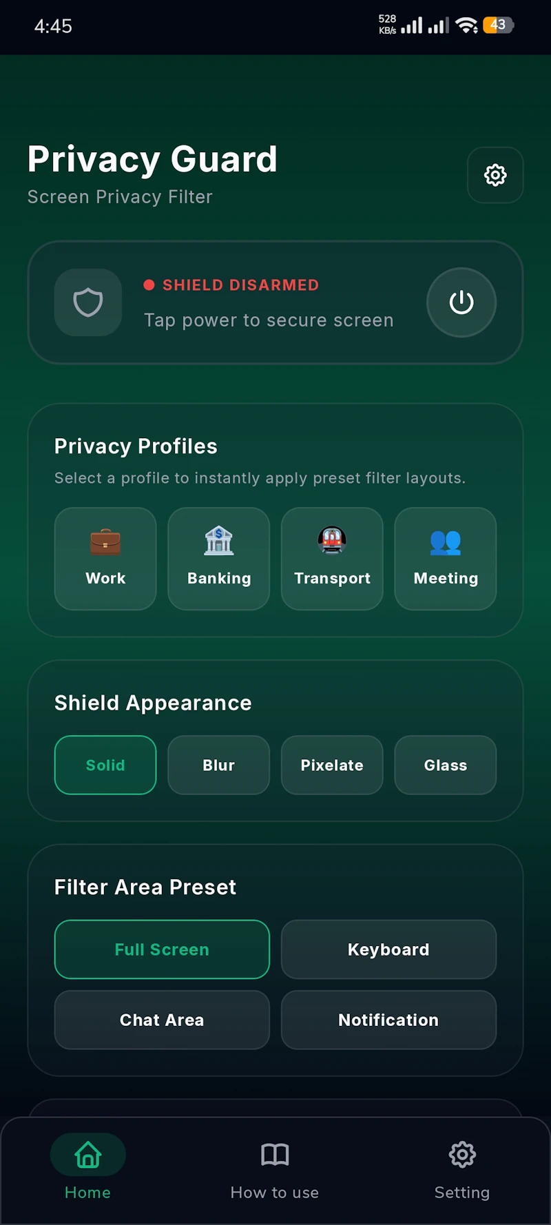 Privacy Guard screenshot 1