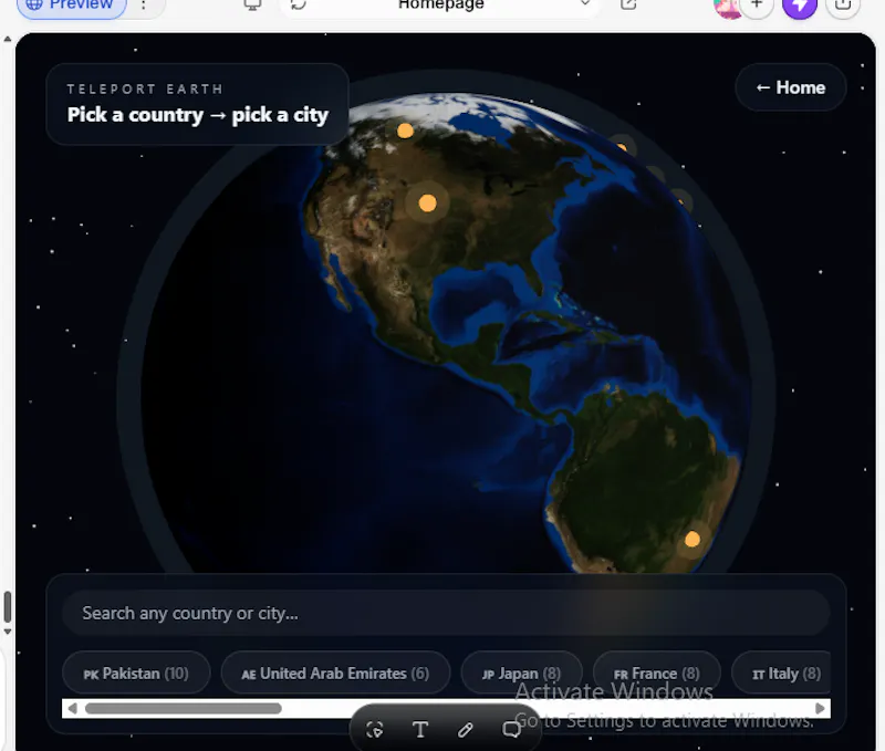 earth screenshot 2